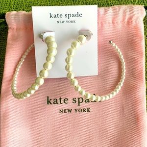 Kate Spade Modern Pearl Earrings Cream